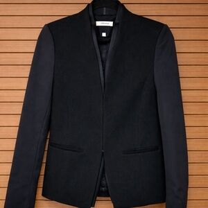 J Brand "Haly" Scuba Sleeve Blazer Black Small